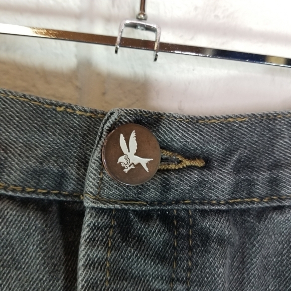 One Teaspoon Bandits distressed charcoal gray black shorts - Picture 6 of 16